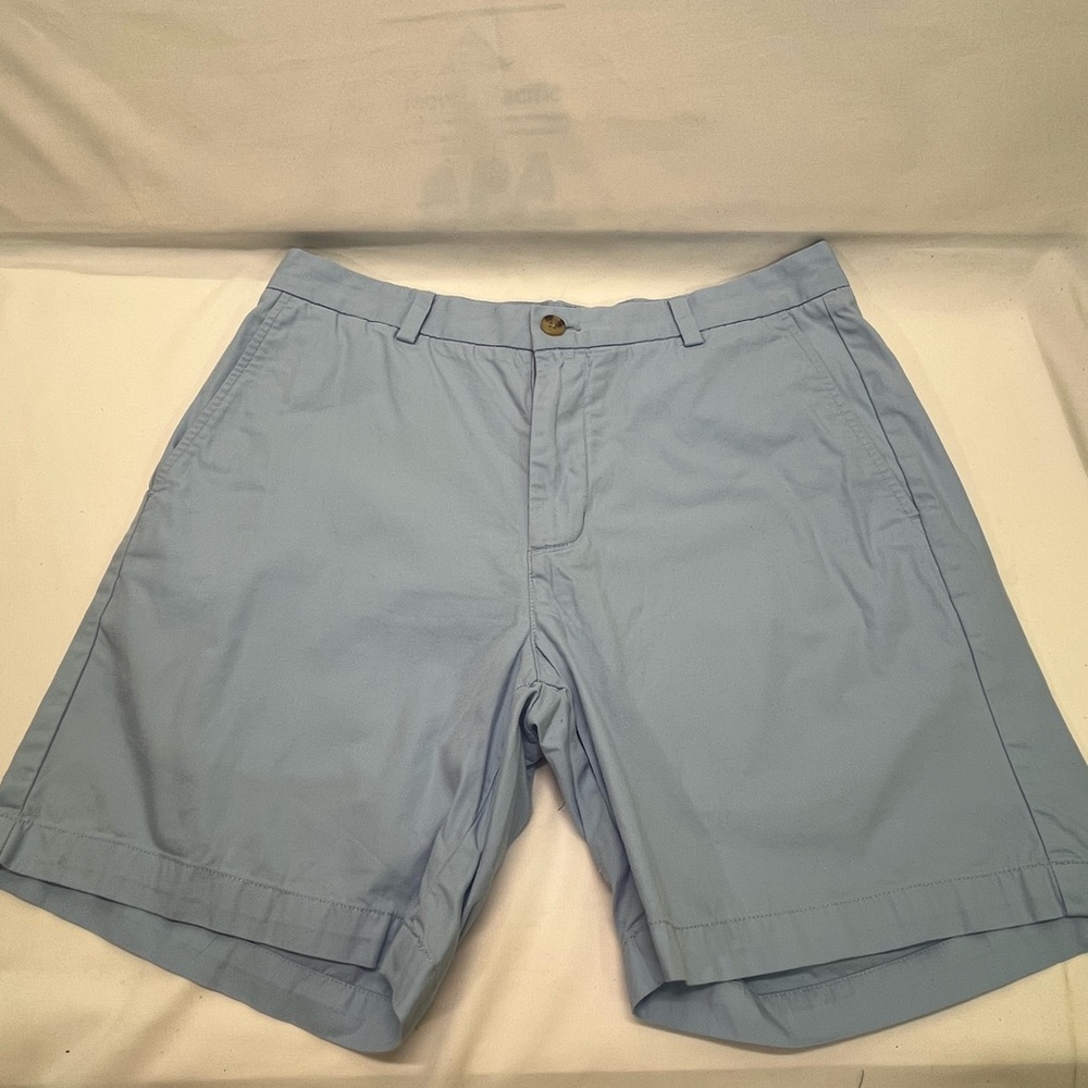 VINEYARD VINES SHORTS 33 BABY BLUE PREOWNED - Picture 2 of 8